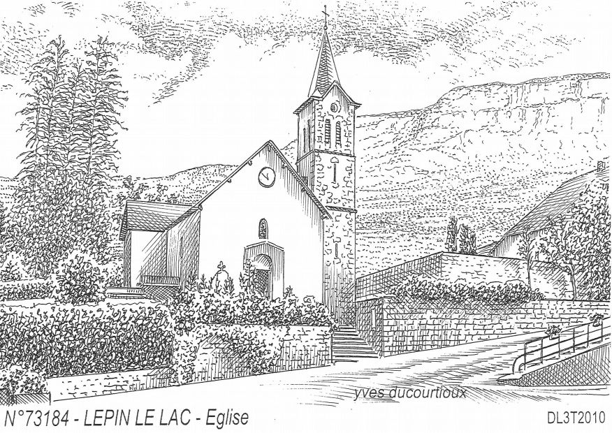 N 73184 - LEPIN LE LAC - église